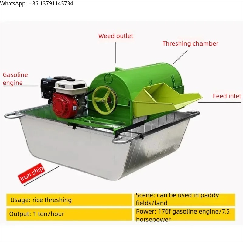 Wielofunkcyjna młocarnia do ry – Rice Thresher Machine recenzja i cena